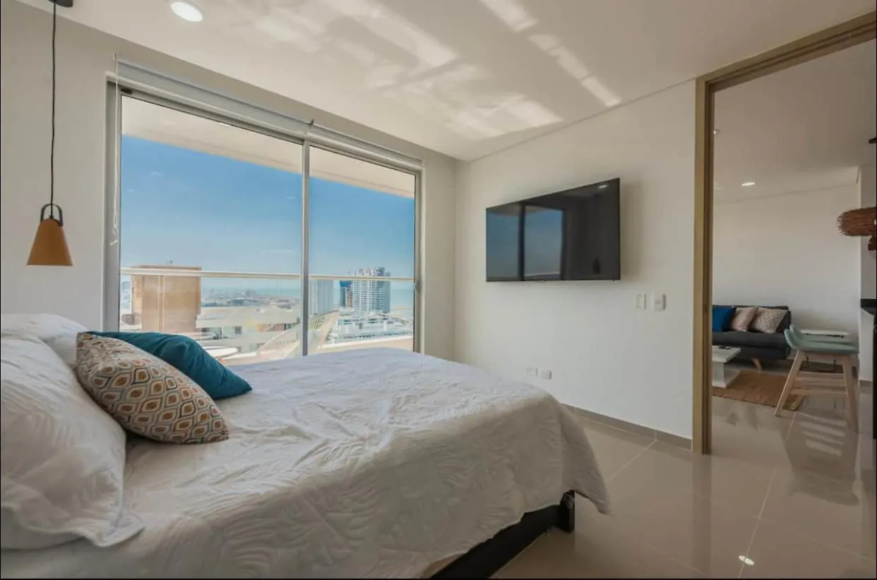 Espectacular Apartamento Con Excelente Vista Cabrero Marina Club Apartamento Cartagena
