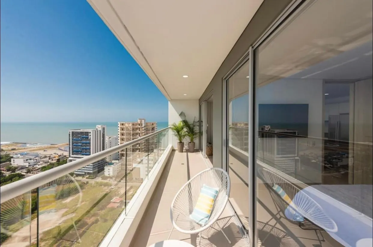 Espectacular Apartamento Con Excelente Vista Cabrero Marina Club Apartamento Cartagena 0*,