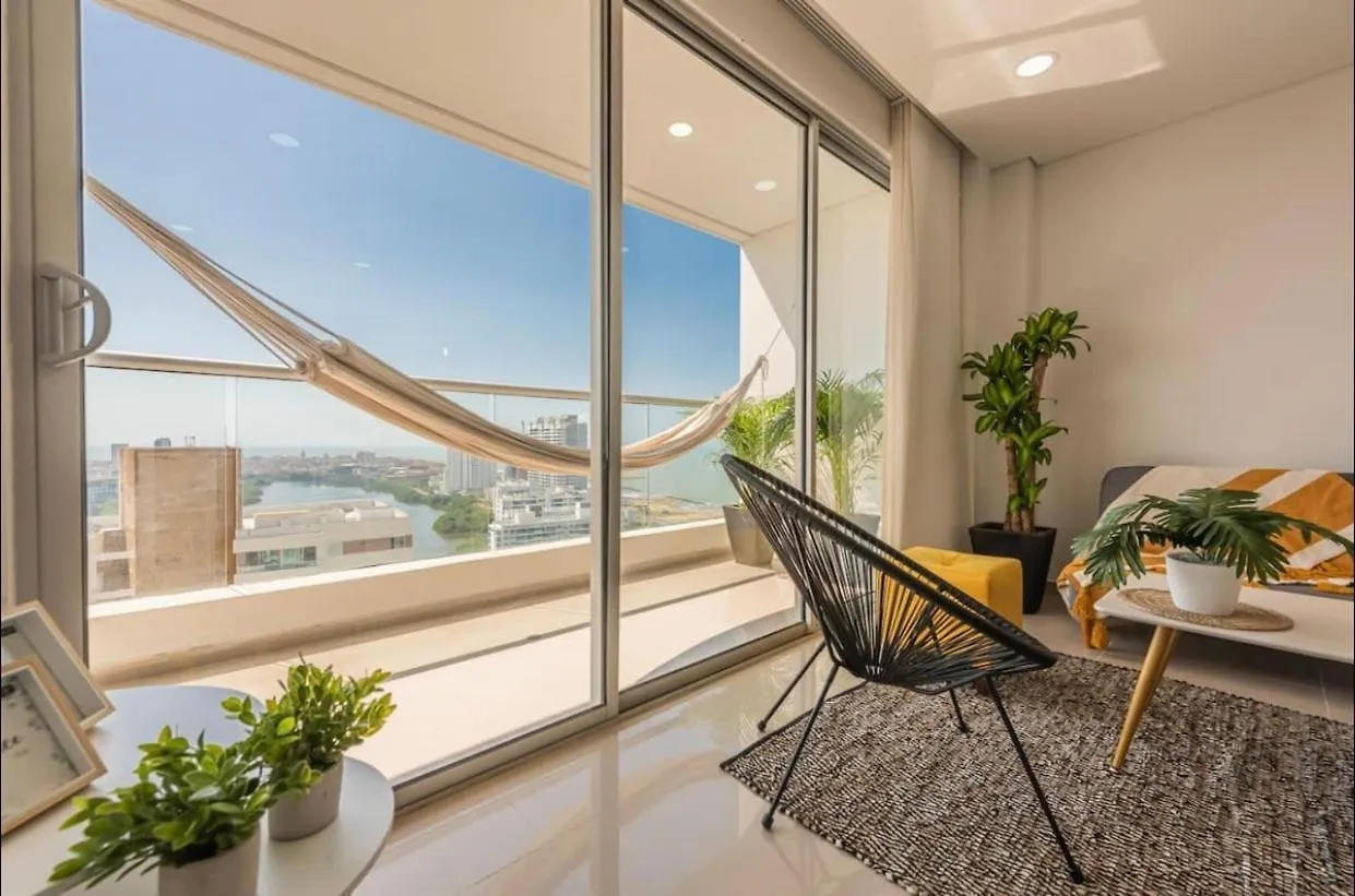 Espectacular Apartamento Con Excelente Vista Cabrero Marina Club Apartment Cartagena